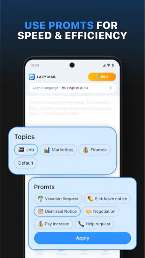 Lazy Mail: AI Email Assistant screenshot