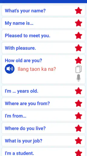 Learn Filipino Tagalog Offline screenshot