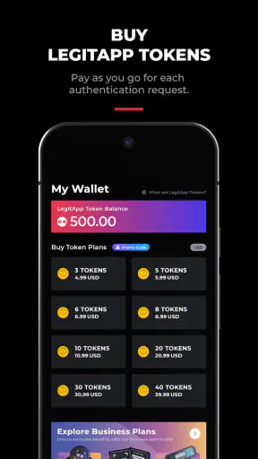 LegitApp Authentication screenshot