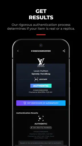 LegitApp Authentication screenshot