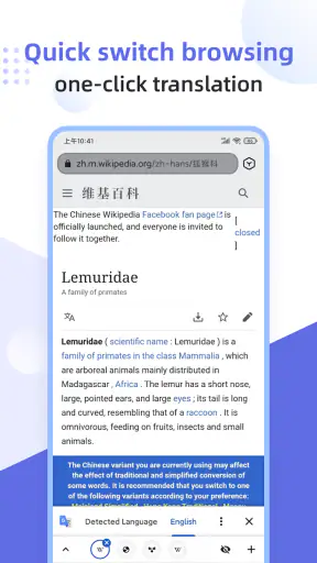 Lemur Browser - Extensions screenshot