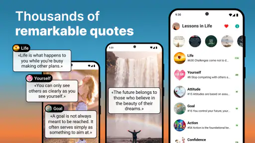 Lessons in Life Quotes screenshot