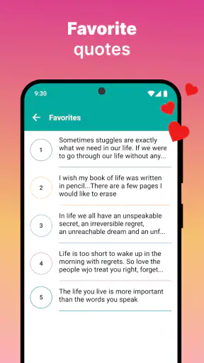Lessons in Life Quotes screenshot