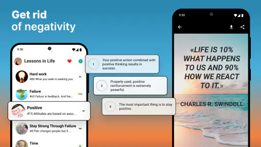 Lessons in Life Quotes screenshot
