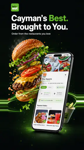 Let’s Eat Cayman Food Delivery screenshot