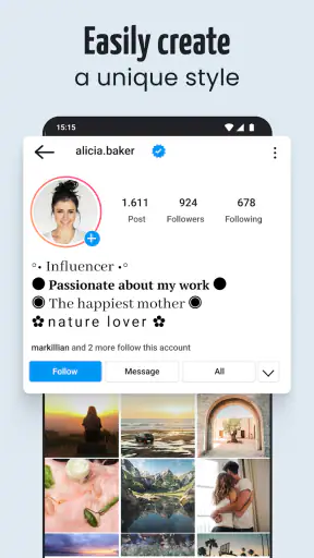 Letter Fonts - Stylish Text screenshot