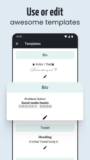 Letter Fonts - Stylish Text screenshot