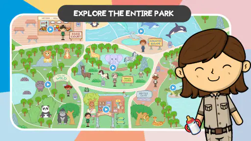 Lila's World: Zoo Animal Games screenshot