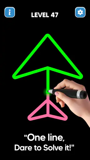 Line Drawing: No Lift Puzzle screenshot