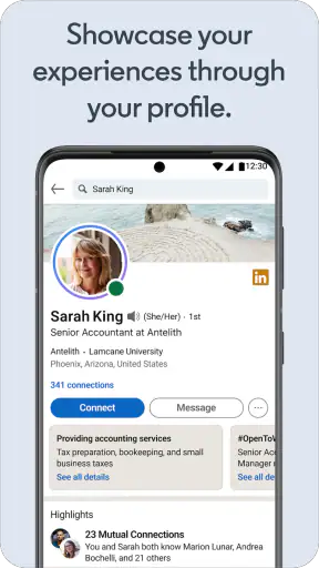 LinkedIn: Community & Network screenshot