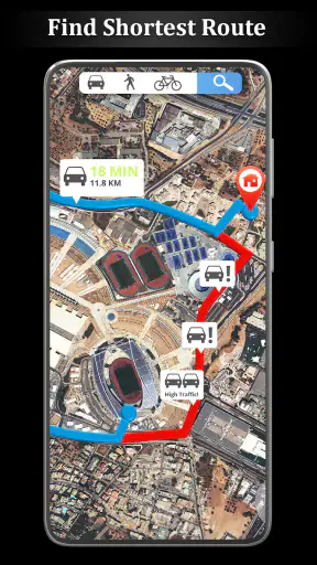 live earth map gps navigation screenshot