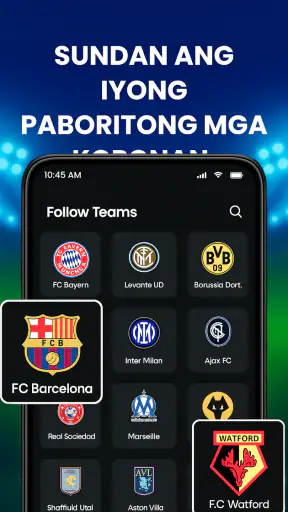Live na Mga Puntos sa Football screenshot