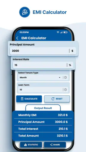 Loan Emi Calculator screenshot