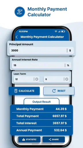 Loan Emi Calculator screenshot