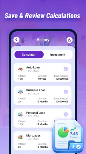 Loan Finance Calculator screenshot