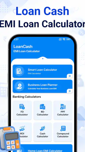 LoanCash - EMI Loan Calculator screenshot