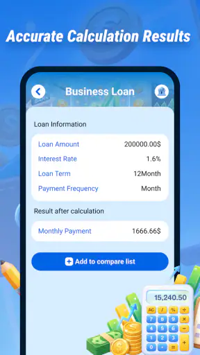 LoanWise Calculator Easy screenshot