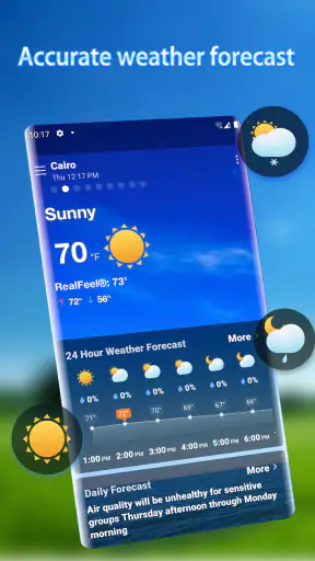 Local Weather Alerts - Widget screenshot