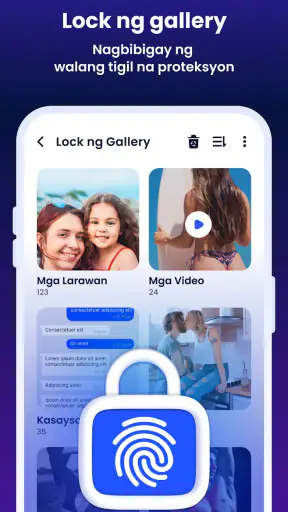 Lock ng apps - Hintá ng Daliri screenshot
