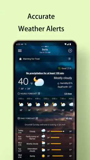 Lokal na Pagtataya ng Panahon screenshot