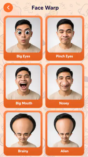 LOLwarp: Funny Face Filter screenshot