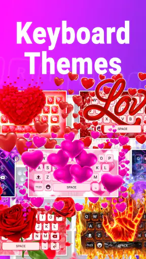 Love keyboard themes screenshot