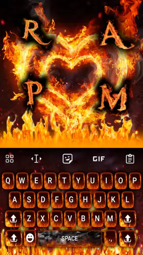 Love keyboard themes screenshot