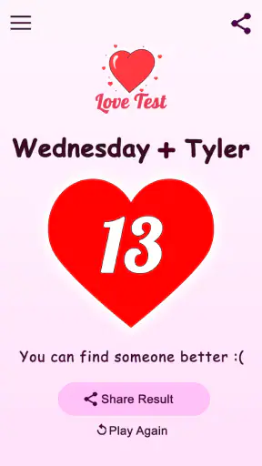 Love Tester - Real Love Test screenshot