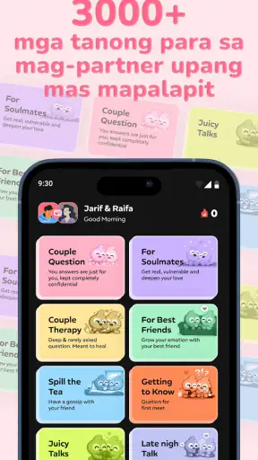 Lovora: Couple Games & Widget screenshot