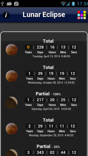 Lunar Eclipse Lite screenshot