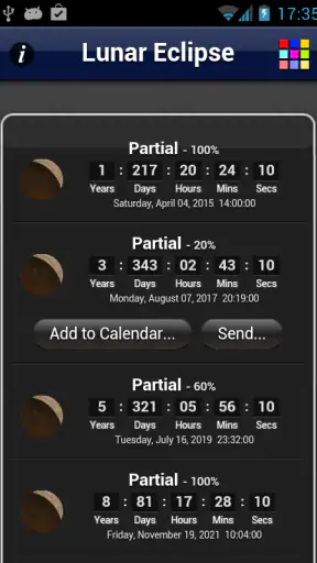 Lunar Eclipse Lite screenshot