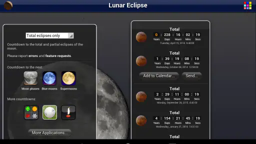 Lunar Eclipse Lite screenshot