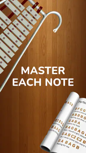 Lyre・Play Xylophone with Notes screenshot