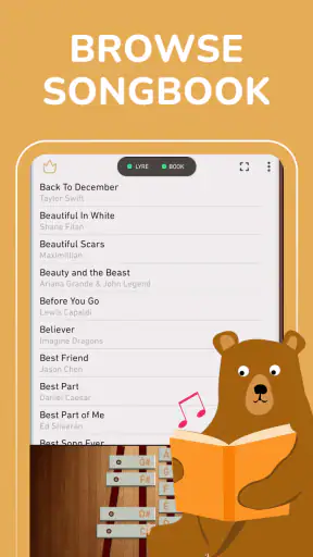 Lyre・Play Xylophone with Notes screenshot