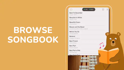 Lyre・Play Xylophone with Notes screenshot