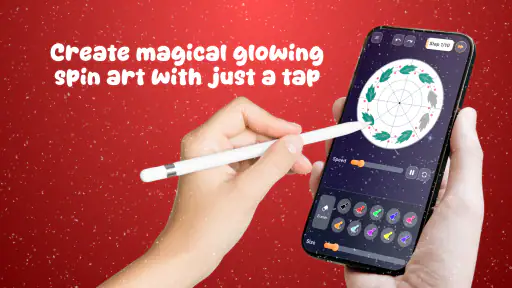 Magic Wheel - Spin Art Drawing screenshot