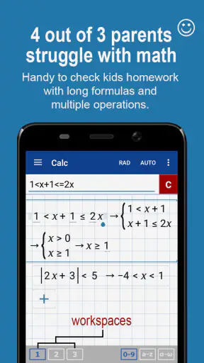 Makaagham Graphing Calculator screenshot