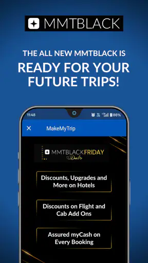 MakeMyTrip: Hotel, Flight, Bus screenshot