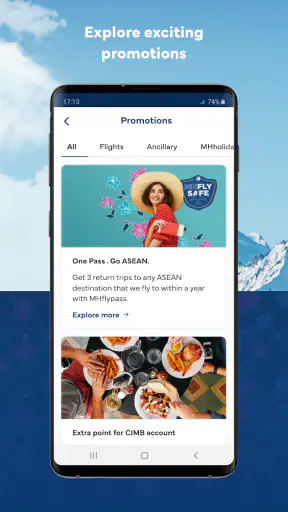 Malaysia Airlines screenshot