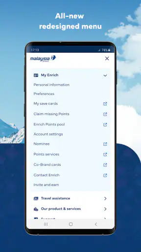Malaysia Airlines screenshot