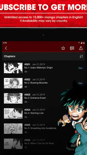 MANGA Plus by SHUEISHA screenshot