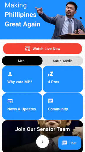 Manny Pacquiao App screenshot
