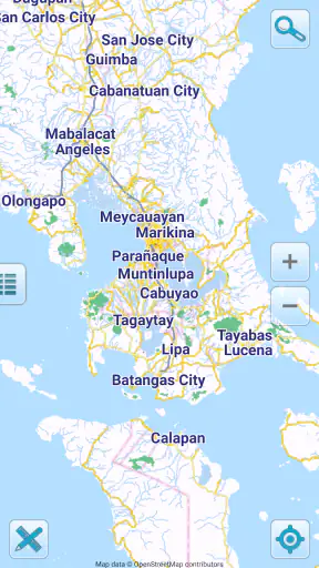 Map of Philippines offline screenshot