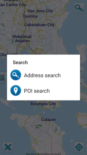 Map of Philippines offline screenshot