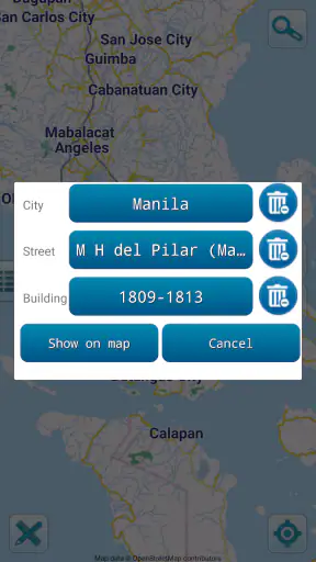 Map of Philippines offline screenshot