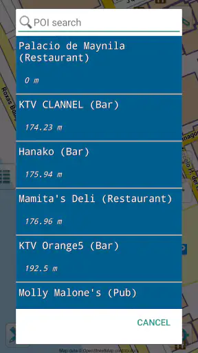 Map of Philippines offline screenshot