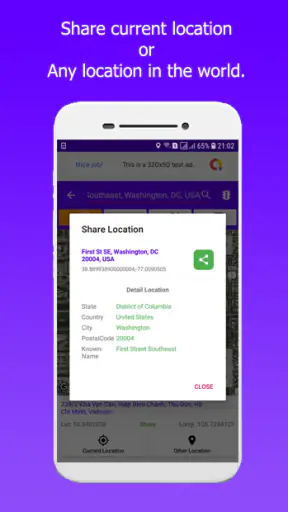 Maps Distance Calculator screenshot