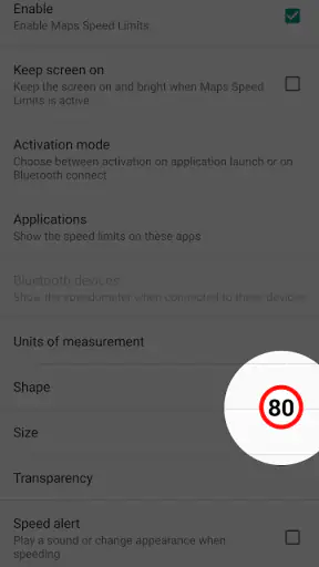 Maps Speed Limits & Alerts screenshot