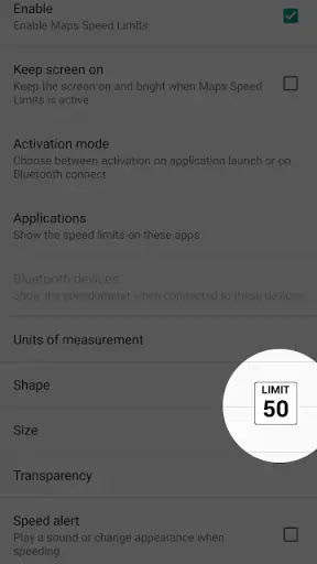 Maps Speed Limits & Alerts screenshot
