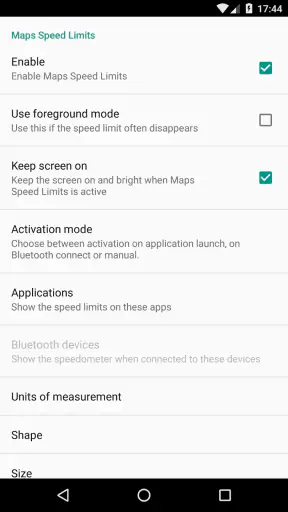 Maps Speed Limits & Alerts screenshot